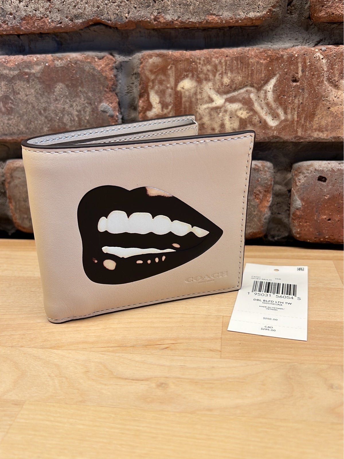 Coach X Tom Wesselmann Double Billfold Wallet CA321