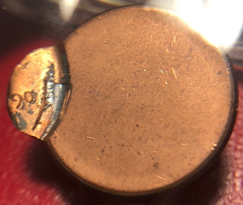 95% Offcenter Partial 1990 Lincoln Cent