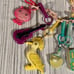 1980’s bell charms necklace
