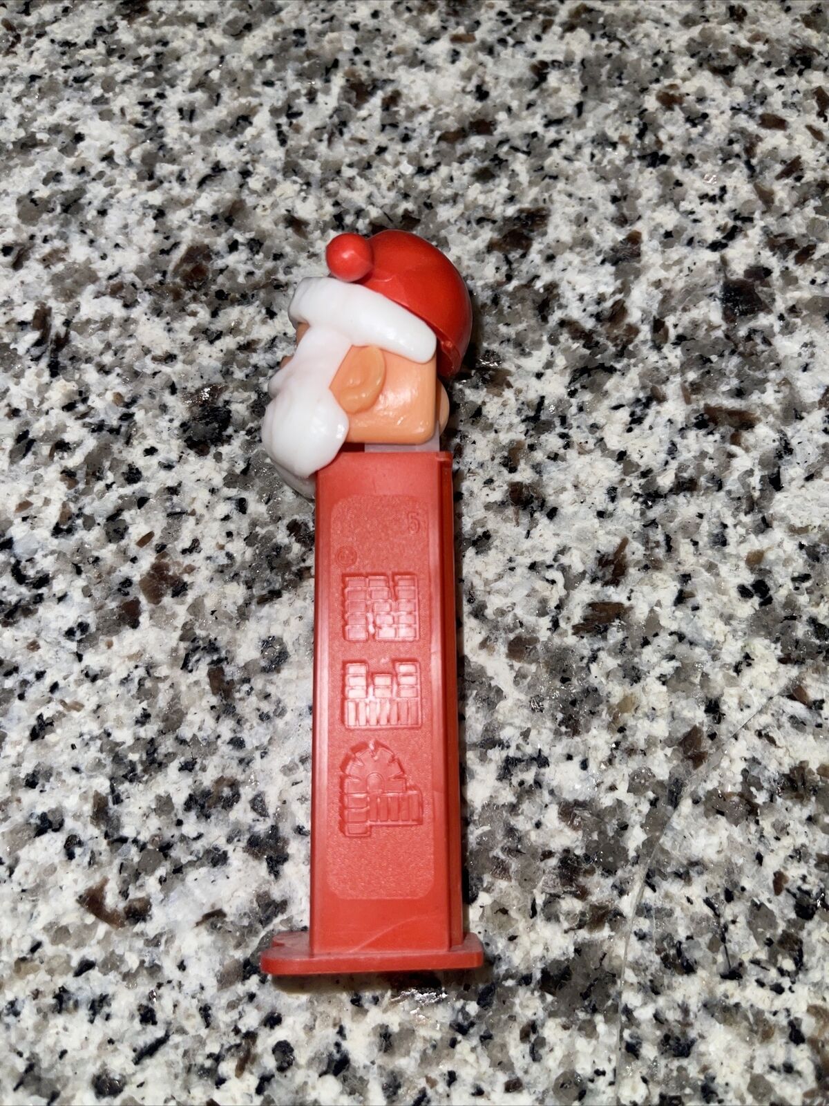Vintage 1980's Santa Claus PEZ Dispenser w/ Feet & Eyes Open, Made In Slovenia