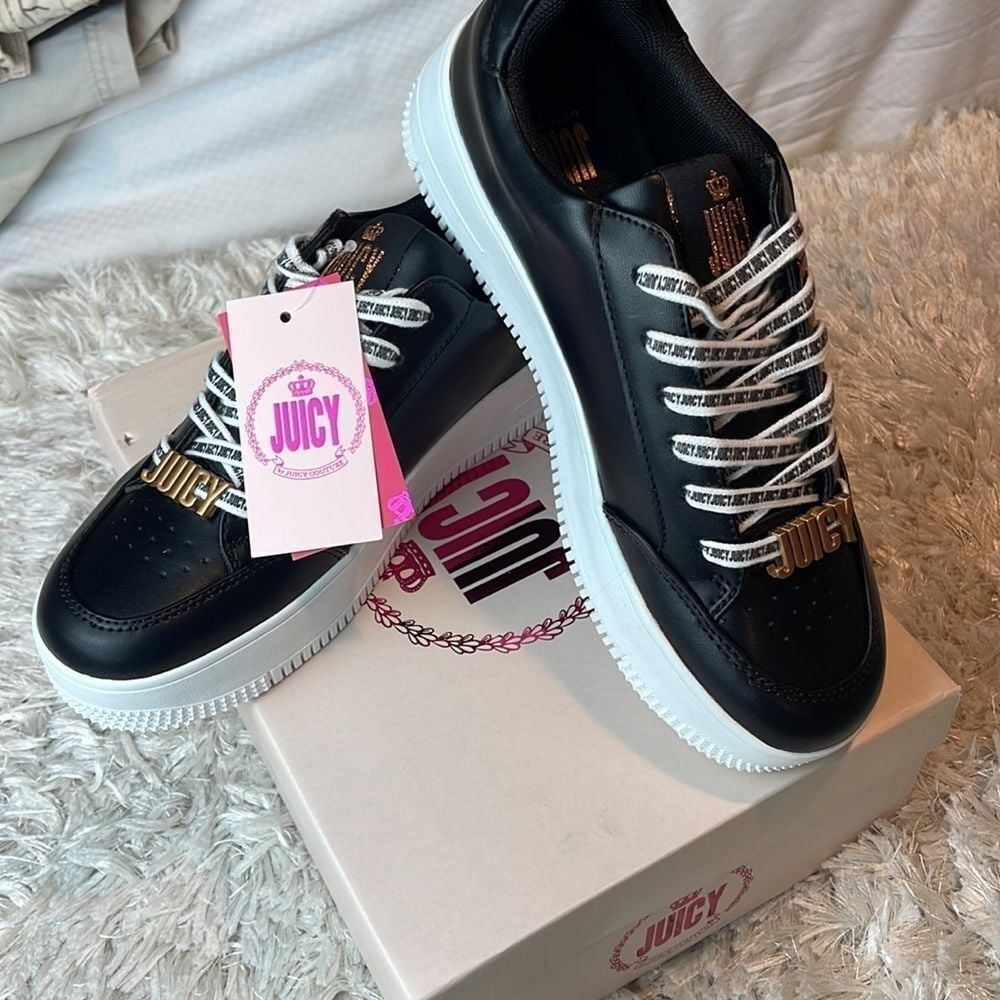 Juicy By Juicy Couture -Danika Womens Sneakers Size 9 M color: Black