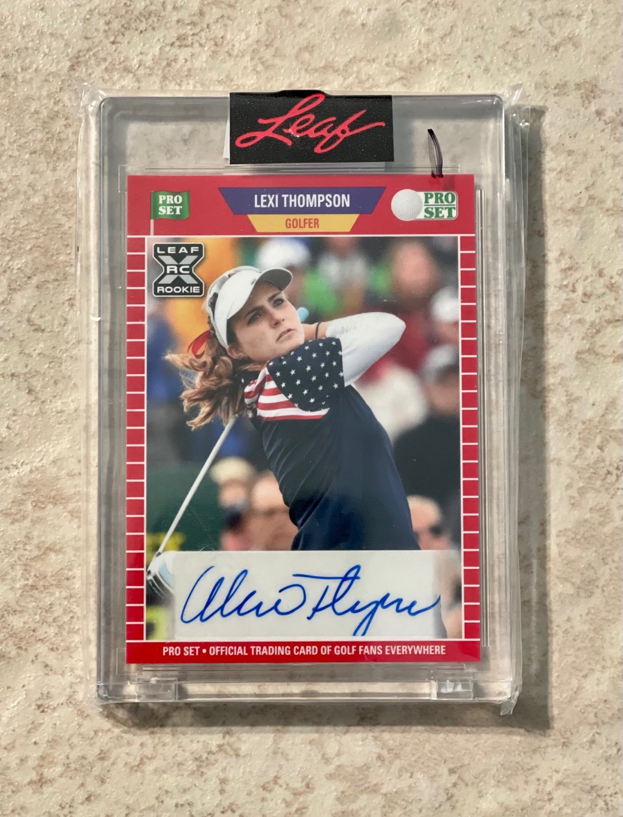 2021 LEAF PRO SET LEXI THOMPSON GOLF ROOKIE CARD RC AUTO #PSA-LT2
