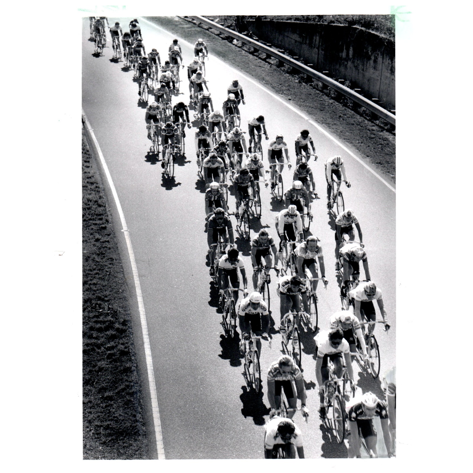 1989 Press Photo Cycling Tour of the Americas Alton Rd Miami Beach 8x10 AD3