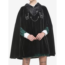Her Universe Disney The Haunted Mansion Gargoyle Velvet Girls Hooded Cape (Sz S/