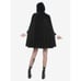 Her Universe Disney The Haunted Mansion Gargoyle Velvet Girls Hooded Cape (Sz S/