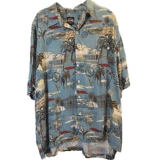Tori Richard Harley Davidson Hawaiian Shirt XXL Made In Hawaii