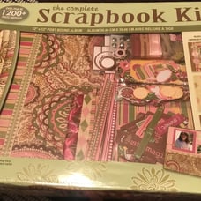 The complete scrapbook kit “Sealed”.