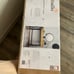 NEW Natural Oak wood/black small desk