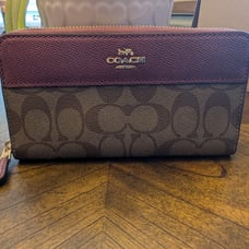 Coach Accordion Zip Wallet