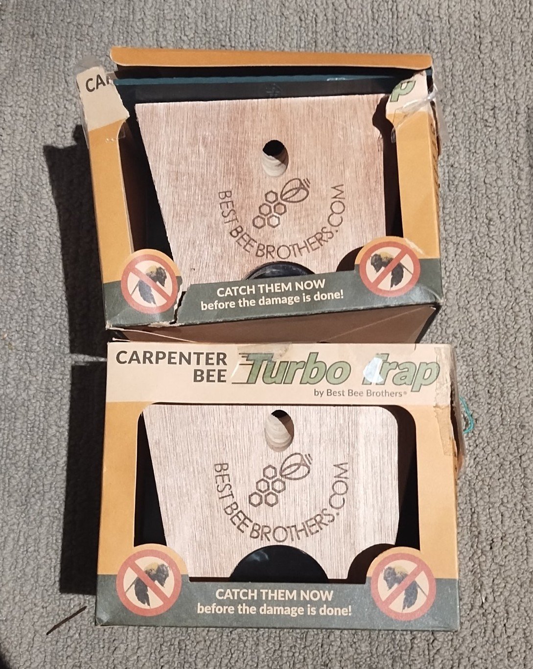 Best Bee Trap 2 Pack- Carpenter Bee Trap. No Chemicals