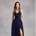 David's Bridal Vera Wang White Bridesmai