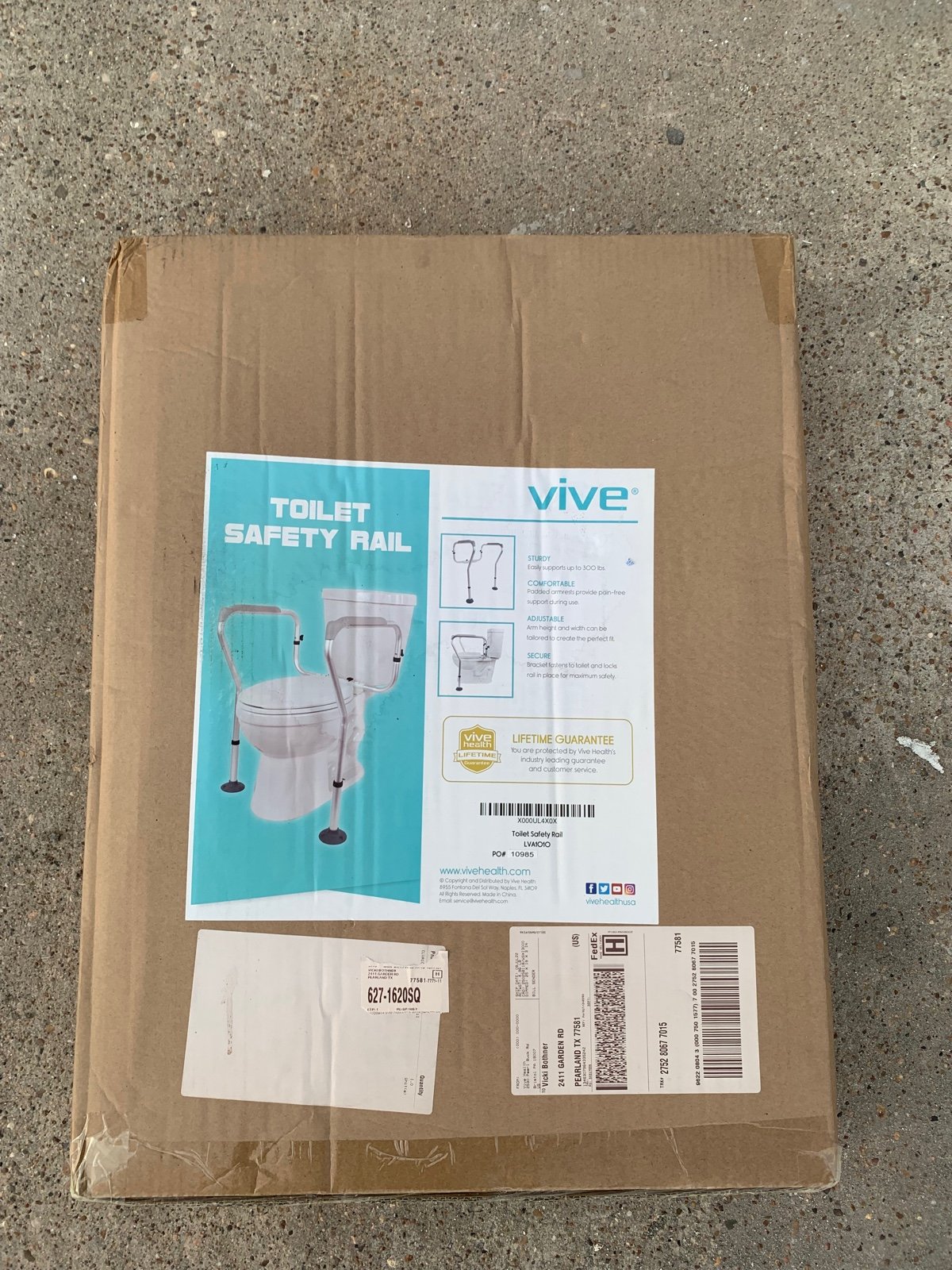 Vive Toilet Safety Rail new