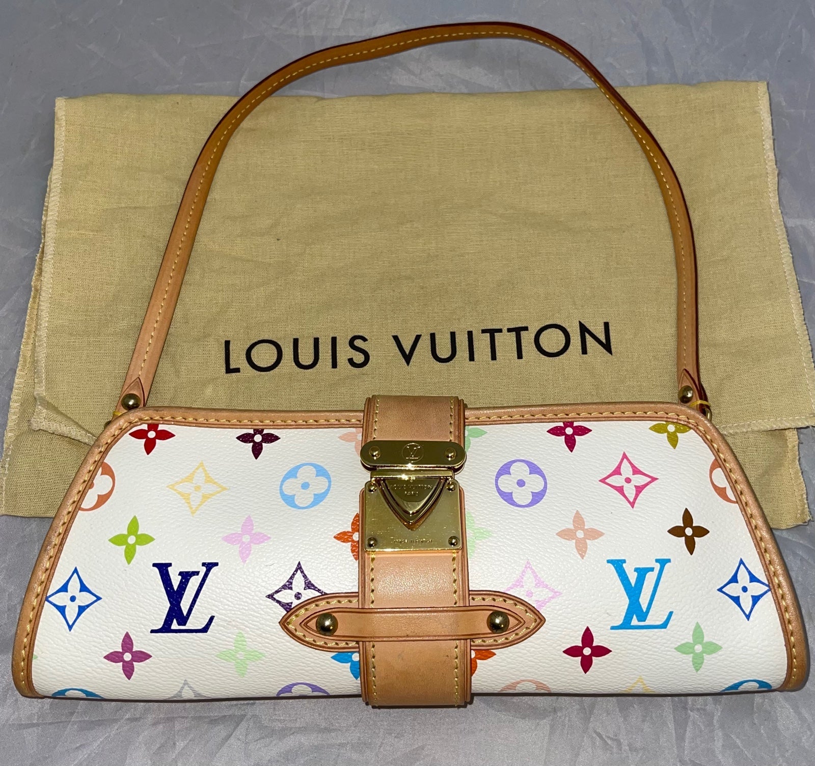 Louis vuitton sales shirley clutch