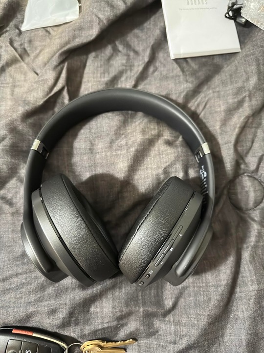 DOQAUS Bluetooth Headphones Over Ear, 90 Hours Playtime Wireless Headphones with