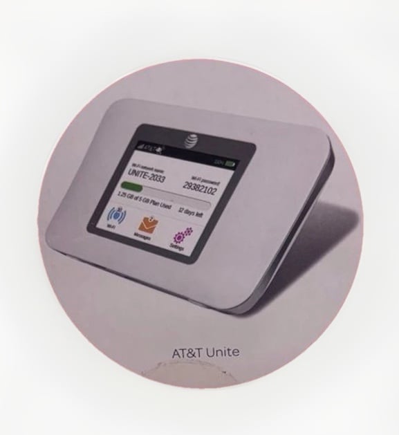 AT&T Unite Mobile Hotspot in Red Box