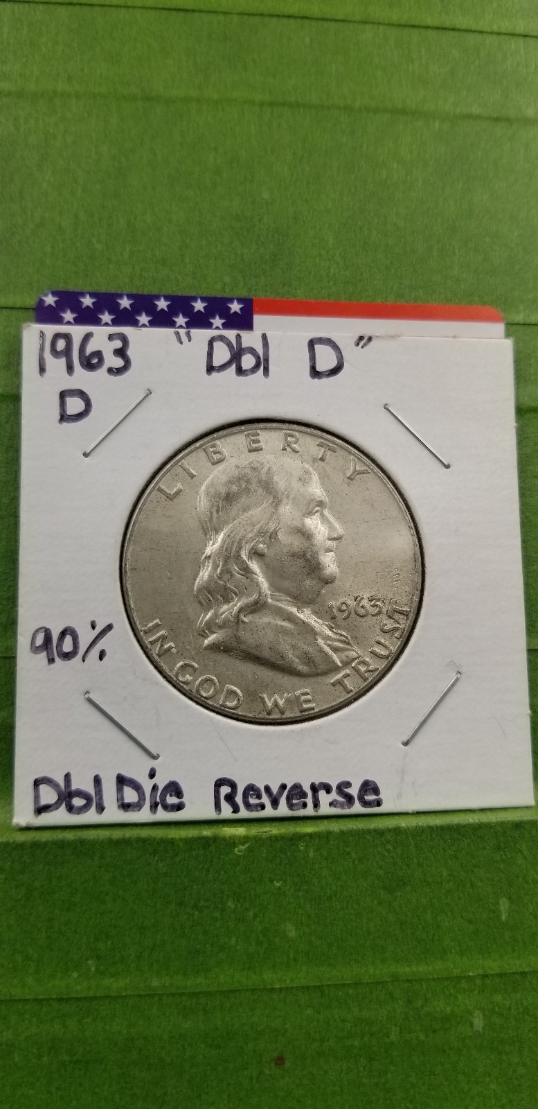 (((ERROR))) 1963-D SILVER FRANKLIN HALF DOLLAR UNCIRCULATED