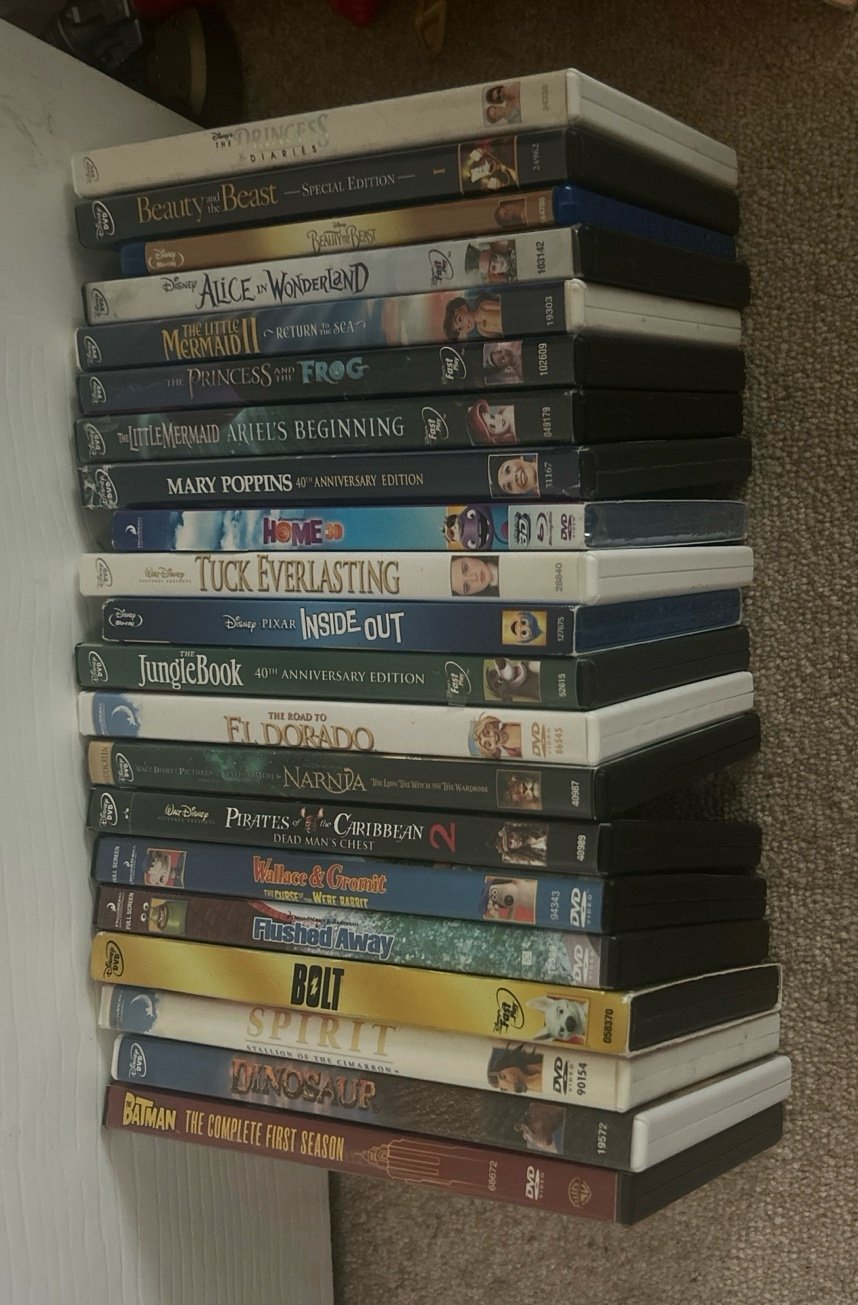 Alice, beauty, mermaid, princess + DVD collection