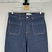 & Other Stories Women’s High Rise Wide Leg Jeans Size 12 Dark Wash Denim Pockets