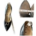 Vintage Herbert Levine Navy Pumps with Rhinestone Horseshoe Trim Size 5B