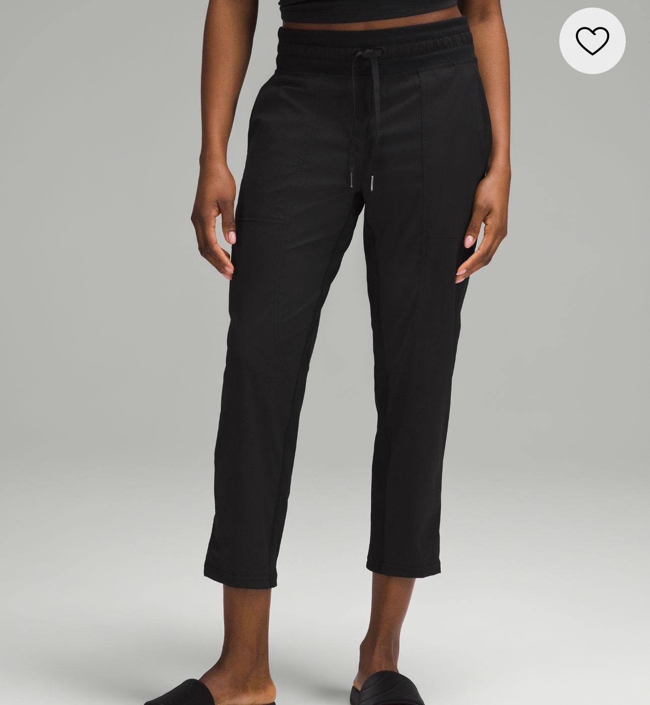 Lululemon Dance Studio Midrise Crop Pants Black Women’s Size 12 E4