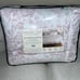 8-PIECES RACHEL ZOE FLORAL TOILE PINK SHABBY CHIC QUEEN COMFORTER AND SHEETS SET