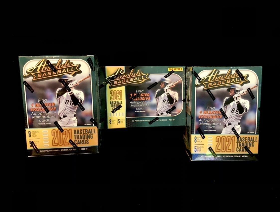 2021 Absolute Baseball Blaster Lot (3)!!