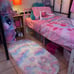 Fluffy Rugs for Bedroom, Shag Cute Area Rug for Girls and Kids Baby Room.