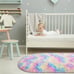 Fluffy Rugs for Bedroom, Shag Cute Area Rug for Girls and Kids Baby Room.