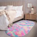Fluffy Rugs for Bedroom, Shag Cute Area Rug for Girls and Kids Baby Room.