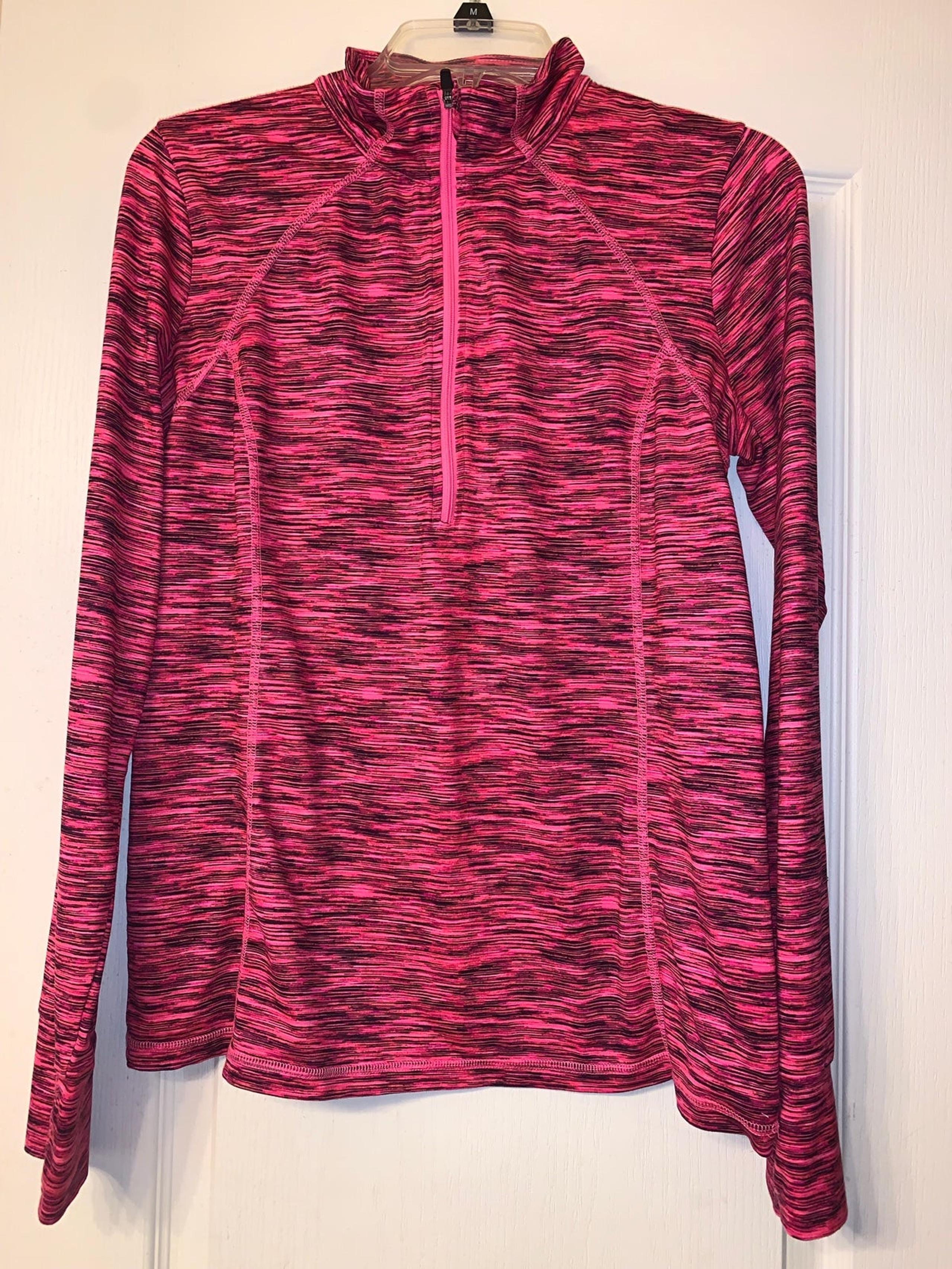 Xersion Womens Long Sleeve Quarter-Zip Pullover