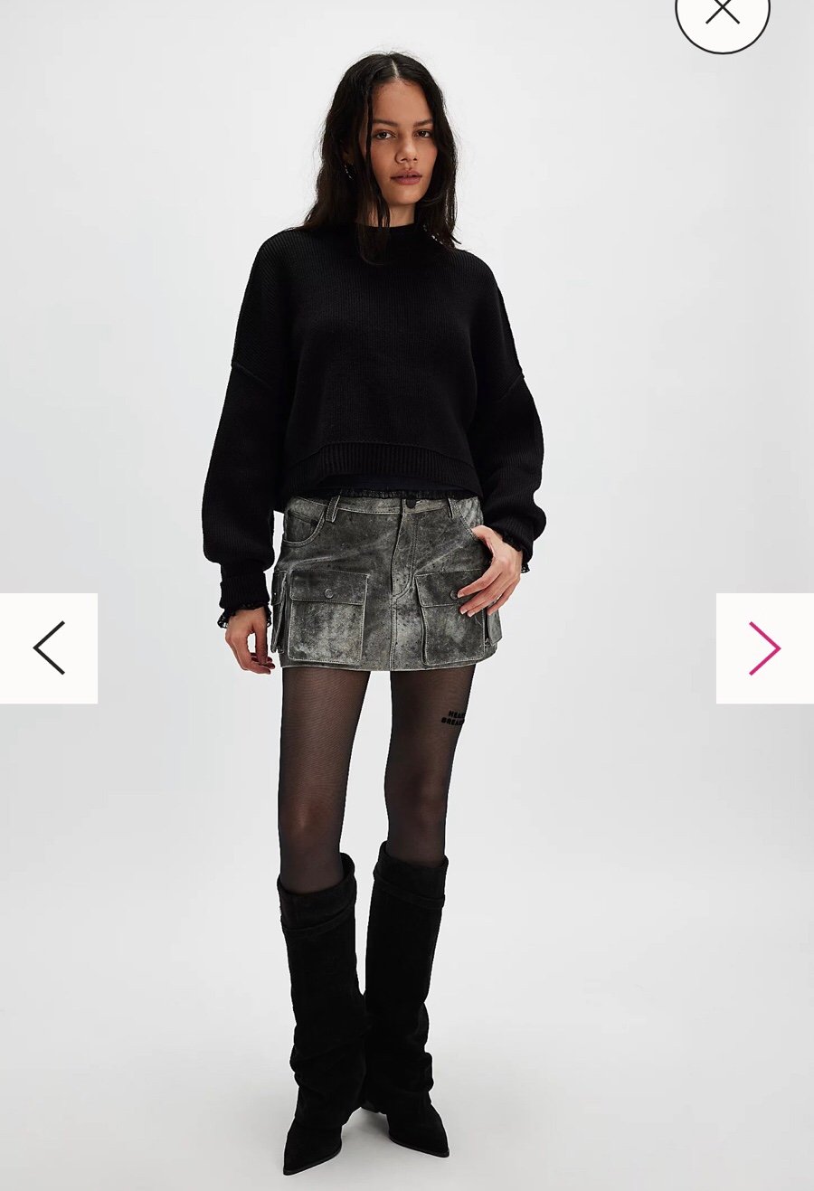 Free People Easy Street Crop Pullover