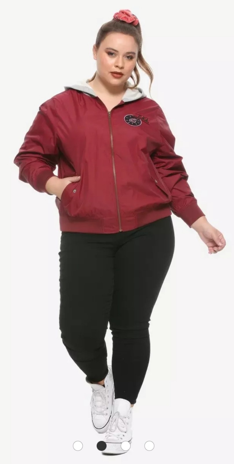 Her Universe DC Comics Birds Of Prey Cassandra Girls Bomber Jacket Plus Size