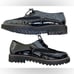 Paul Green Women’s Black Patent Leather Basha Brogues. Size 8