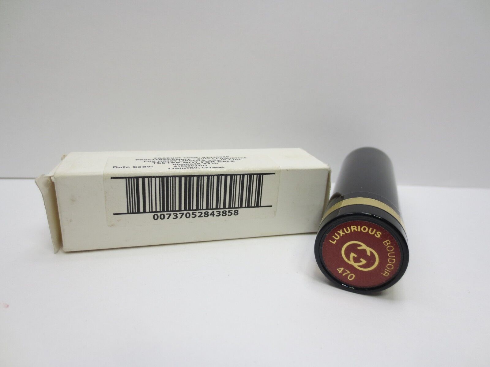 GUCCI LUXURIOUS LIPSTICK #470 BOUDOIR 0.12 OZ *WHITE BOX*