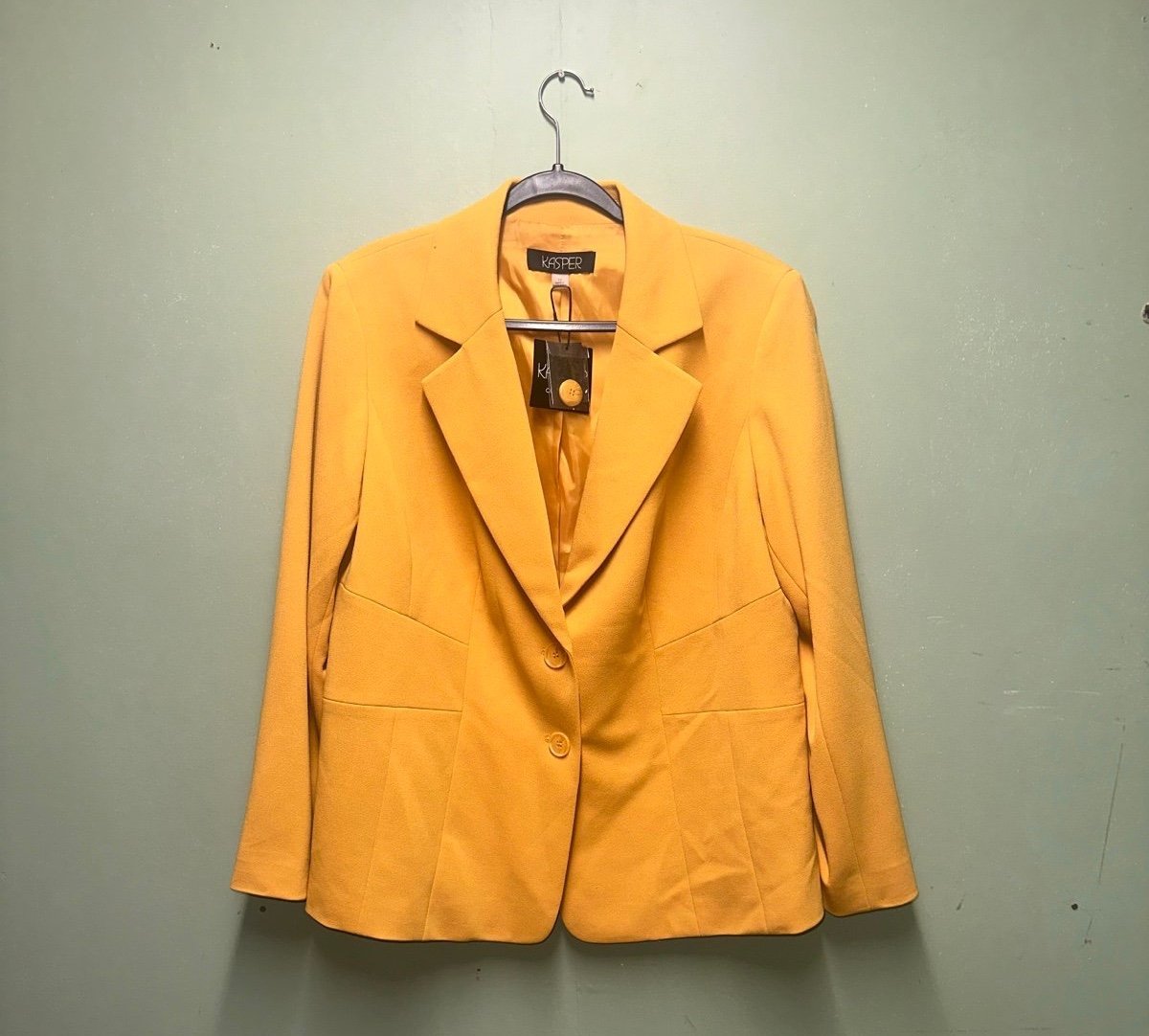 KASPER Plus Size Signature Button Blazer