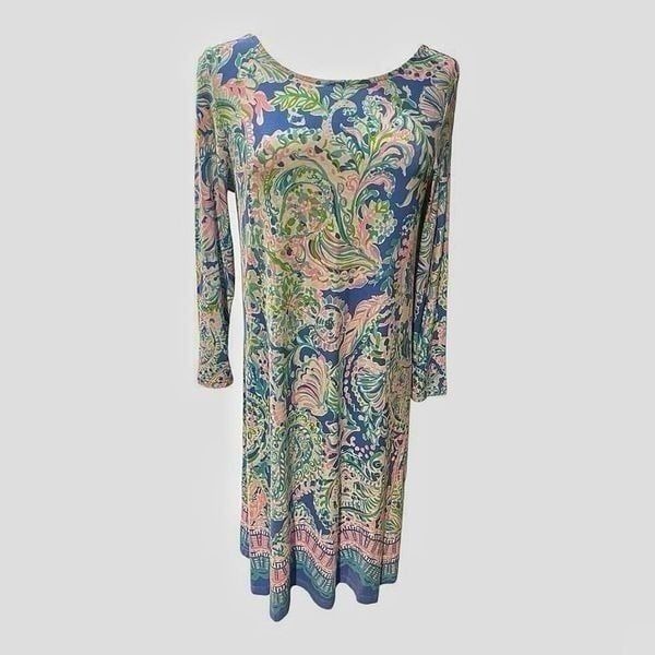 Lilly Pulitzer Ophelia Abstract Design Dress Size Medium EUC