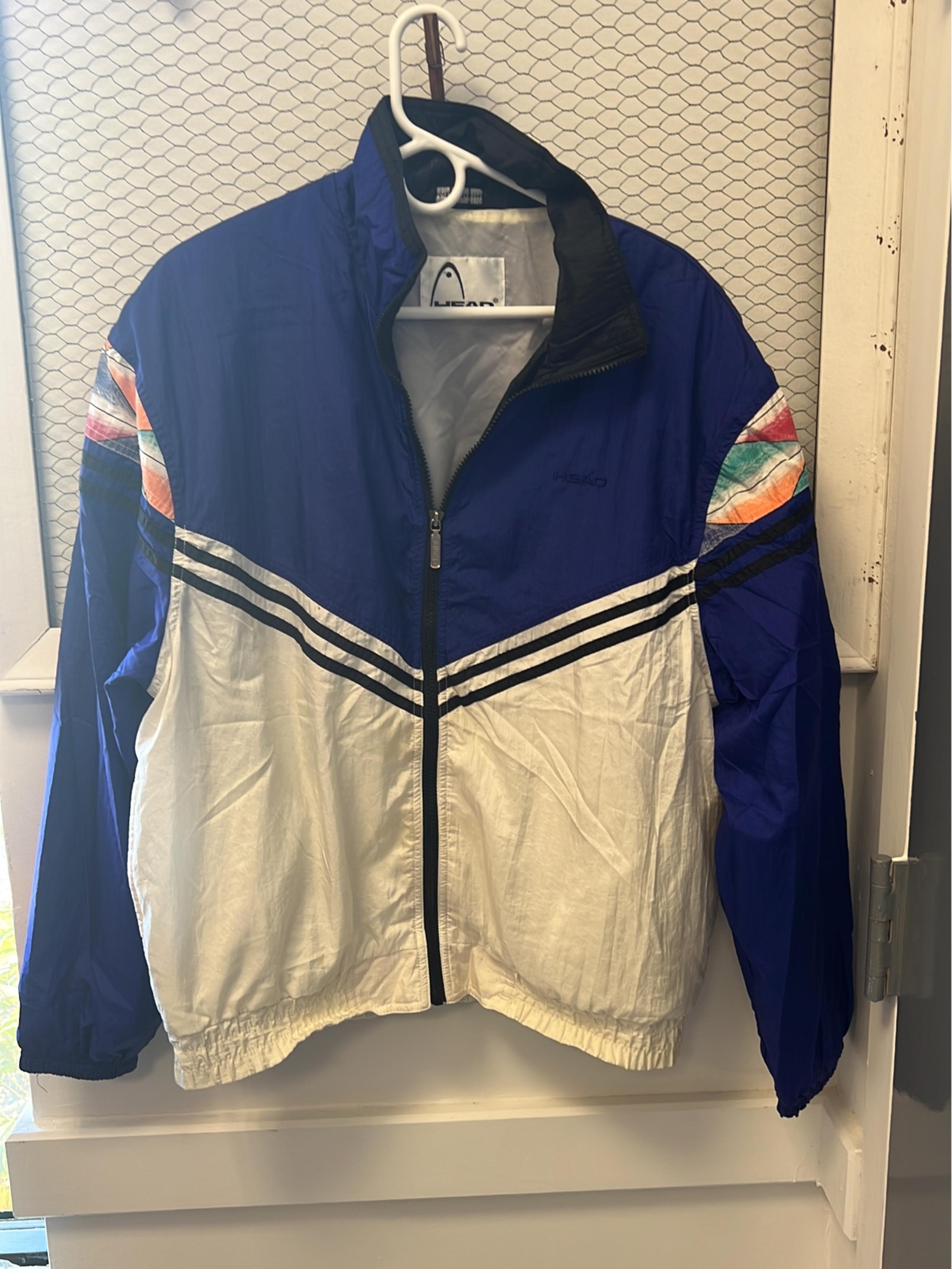 Vintage Head Sportswear Colorblock Jacket Insulated Windbreaker Zip 80s Men’s M