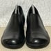 Clarks Womens Black Leather Grasp Chime Slip Resistant Loafer Work Shoes SZ 9 N