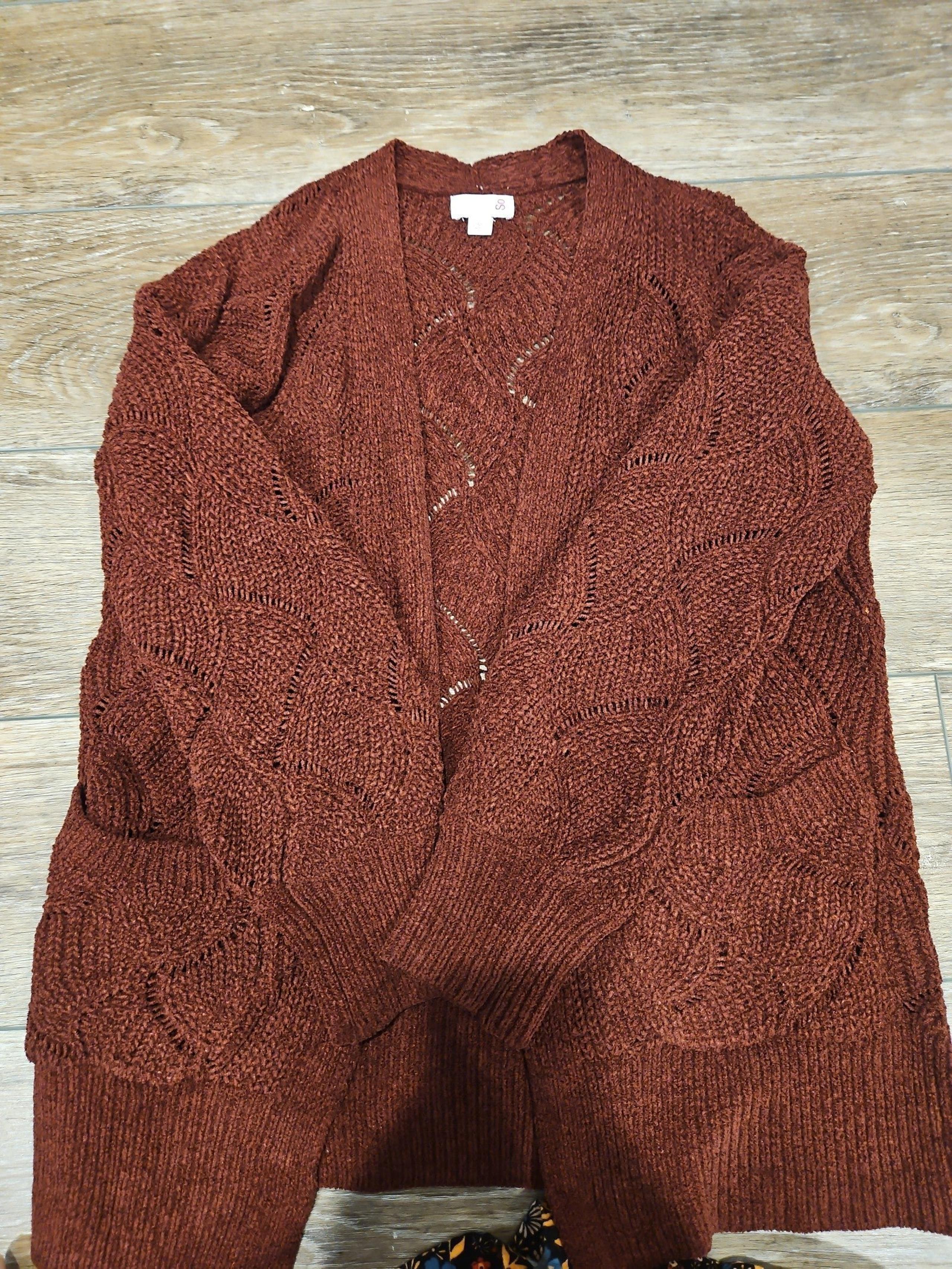 SO Dark Burgundy Cardigan