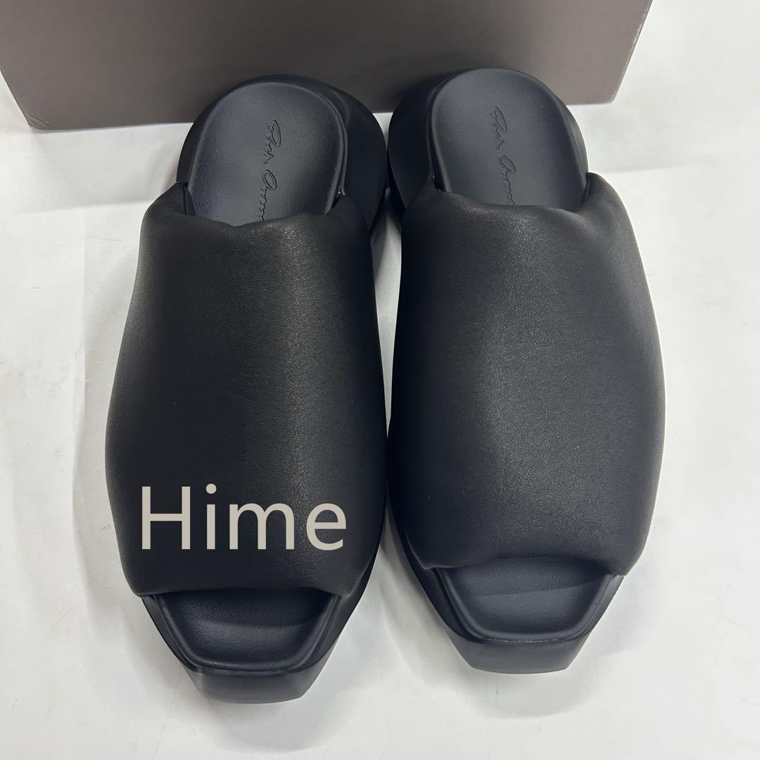 RICK OWENS Geth Puffer Slide Sandals