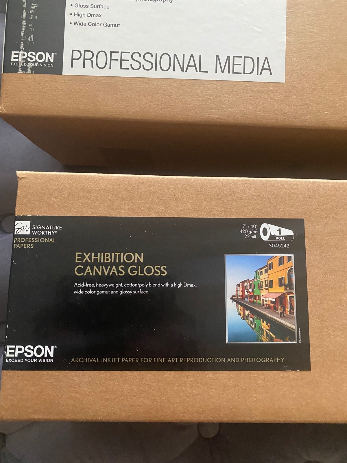 EPSON Exhibition canvas gloss