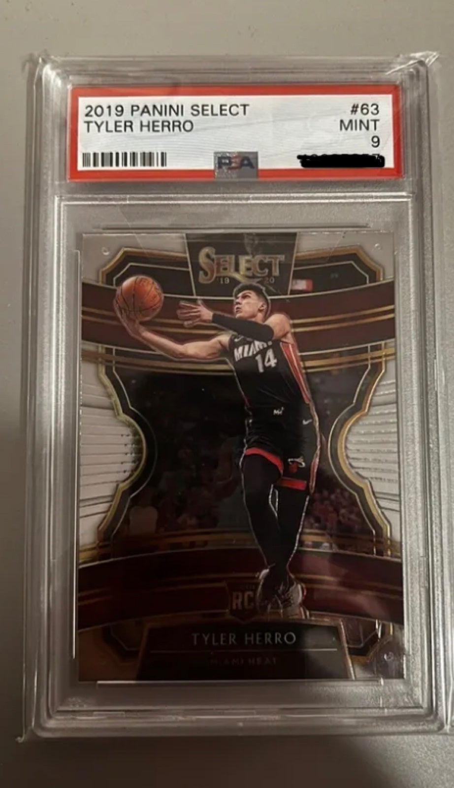 2019 Panini Select Tyler Herro #63 PSA 9