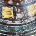 Vintage Sgraffito Lava Glaze Mid Century Modern Bitossi Raymor Era Italy Vase