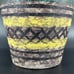 Vintage Sgraffito Lava Glaze Mid Century Modern Bitossi Raymor Era Italy Vase
