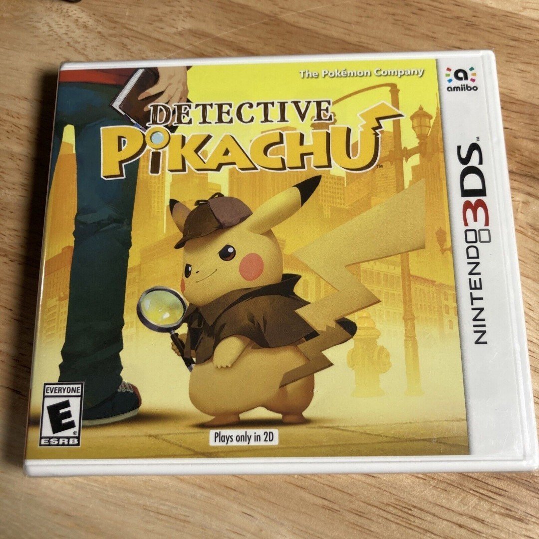 Detective Pikachu Nintendo 3DS, Brand New , Authentic Original