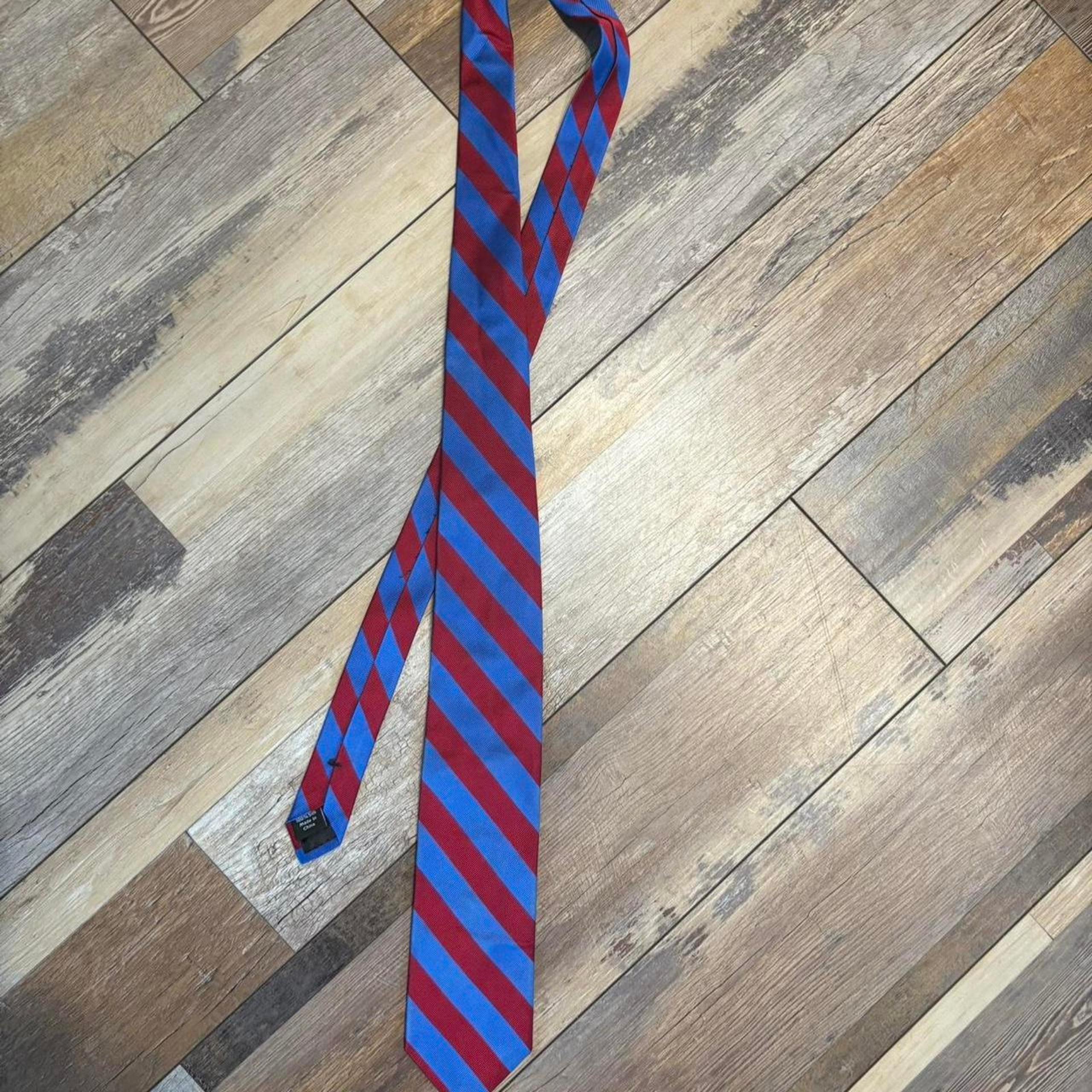 J crew red and blue striped silk tie| Business | Office