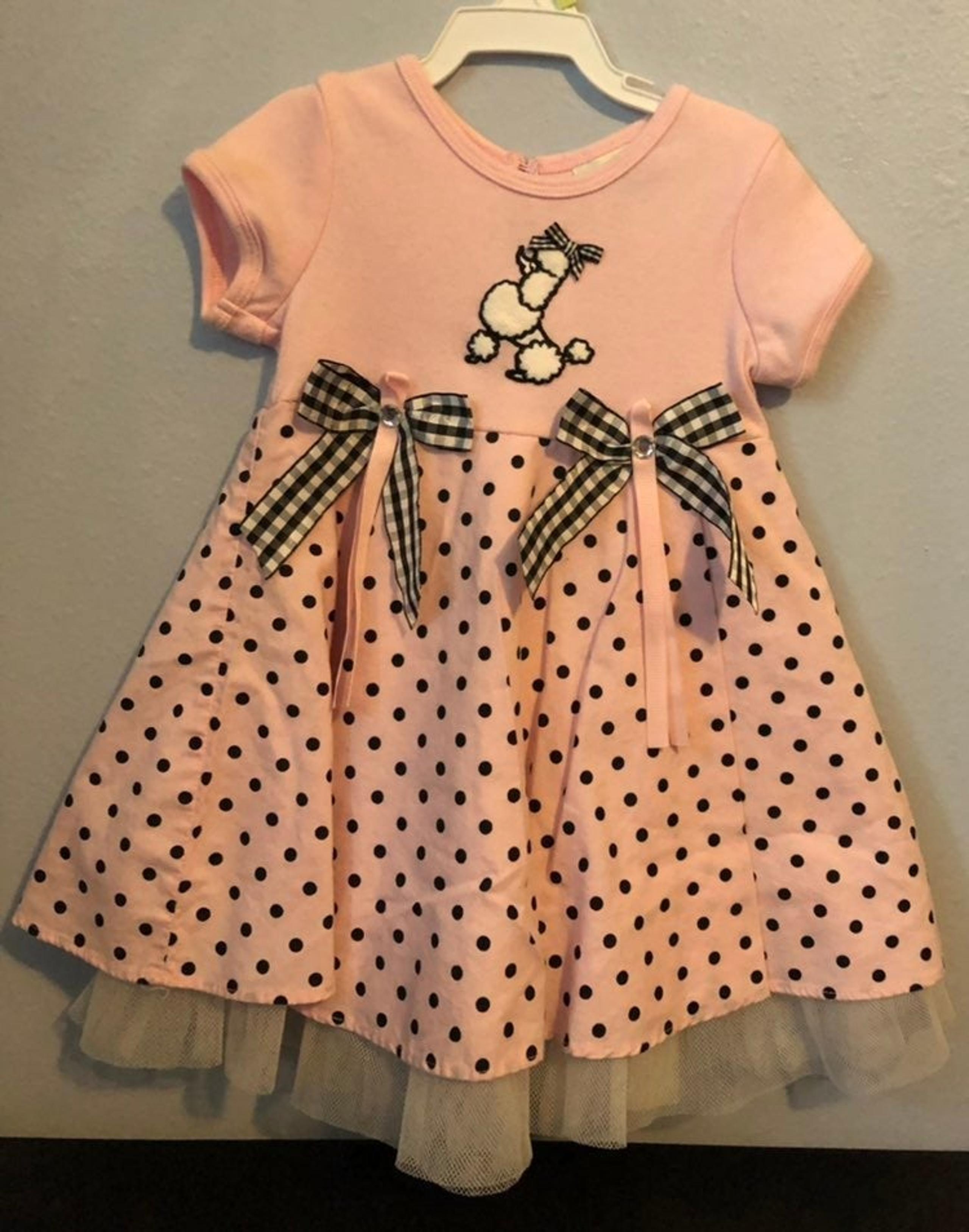 Rare Editions toddler girl polkadot dress. Size 18M