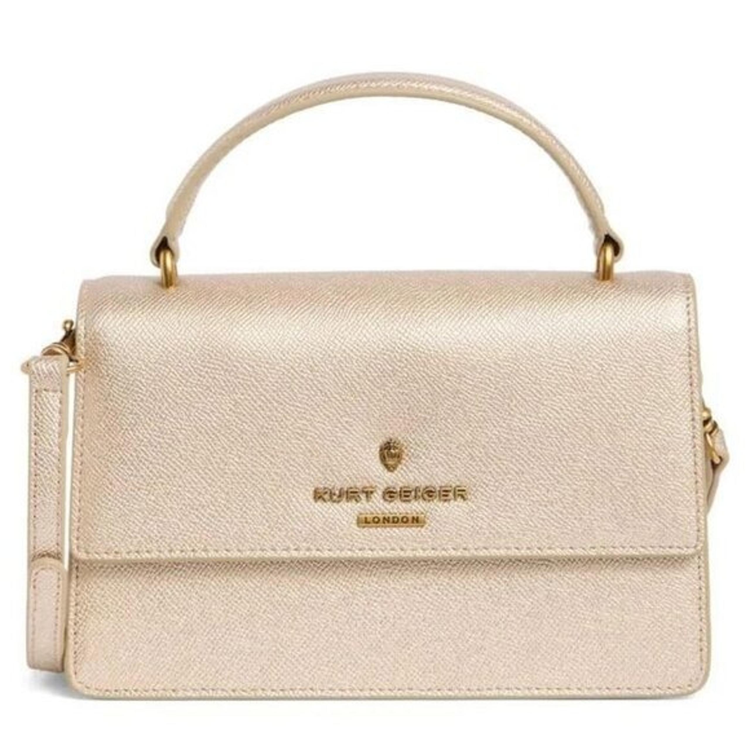 Kurt Geiger London Richmond Top Handle Crossbody Silver Bag