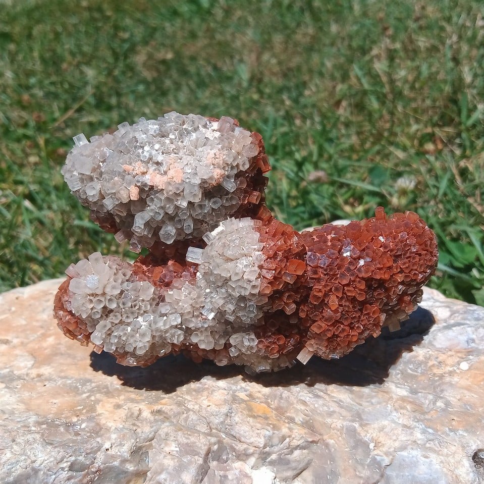 10 Oz Aragonite crystal cluster mineral specimen from Morocco