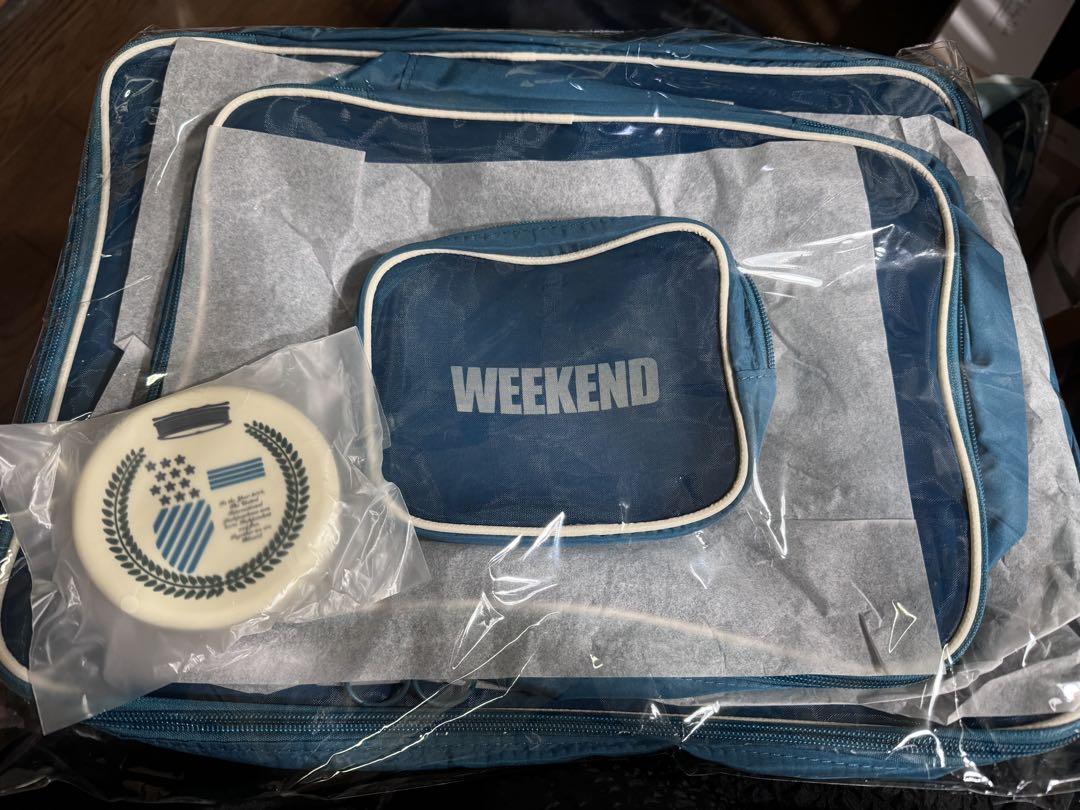 JIN AKANISHI Travel Pouch Set Rubber Pouch Brand New Unopened